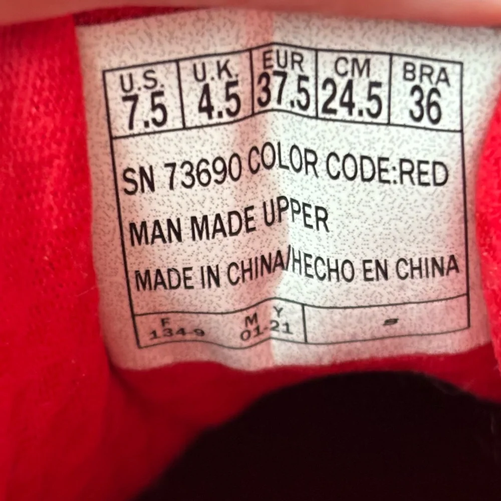 Skechers - Cherry Red Street Uno Stand on Air Sneakers - Picture 7 of 8